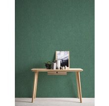 Papier peint intissé 38024-9 Cuba uni vert bleu