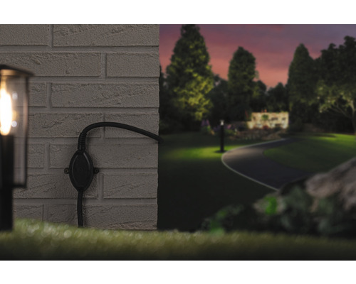 Installation einer Aussenbeleuchtung im Garten