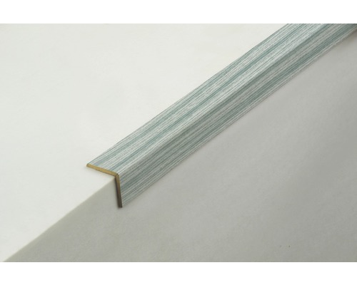 Profilé d''angle en plastique avec décor bois