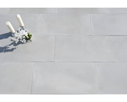 Dalle pour terrasses en béton iStone Concrete gris 100 x 50 x 5 cm