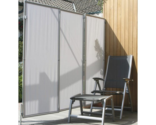 Paravent 3-teilig silbergrau 170x210cm Paravent 3-teilig silbergrau 170x210cm