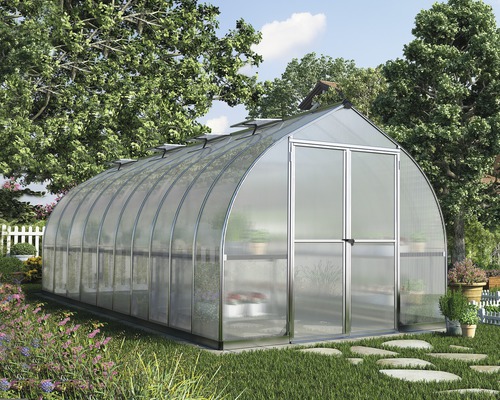 Serre de jardin polycarbonate transparent 3,5m² - OOGarden