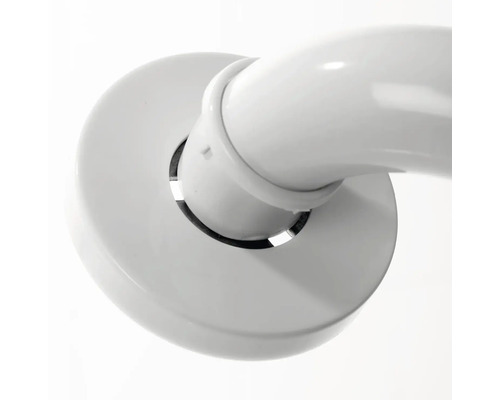 Vue détaillée d''une barre d''appui en métal