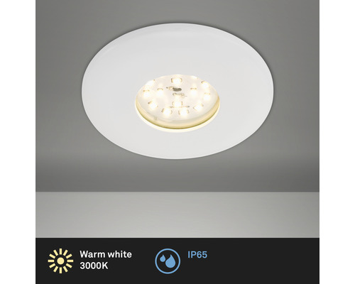 Éclairage LED encastré Briloner Attach 1x5 W blanc
