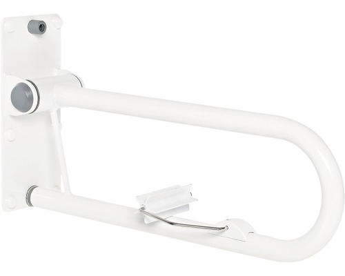 Barre d''appui relevable pour salle de bains