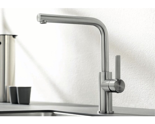 Robinet de cuisine en acier inoxydable