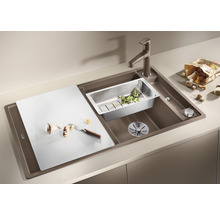 Blanco AXIA III 5 S Spüle BxT 915x510 mm Silgranit anthrazit inkl. Glasschneidbrett 523215