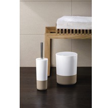 Ensemble d''accessoires de salle de bain avec brosse de toilette et poubelle