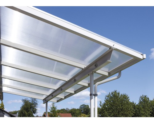 Panneau alvéolaire/Entretoise Gutta en polycarbonate 20-16 transparent 3000  x 980 x 16 mm - HORNBACH