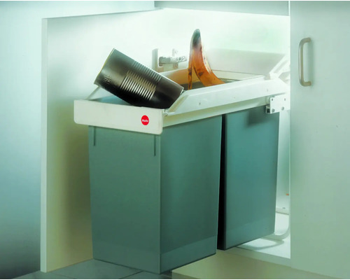 Einbau-Mülltrennungs-System Hailo Multi-Box 2x15 Liter Einbau-Mülltrennungs-System Hailo Multi-Box 2x15 Liter