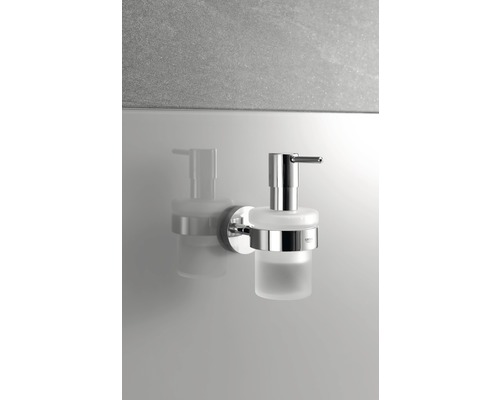 Distributeur de savon mural avec réservoir en verre