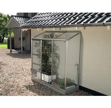 Anlehngewächshaus Vitavia Ida 1300 Hohlkammerplatten 4 mm 193x69 cm Aluminium-thumb-0 Anlehngewächshaus Vitavia Ida 1300 Hohlkammerplatten 4 mm 193x69 cm Aluminium-thumb-0