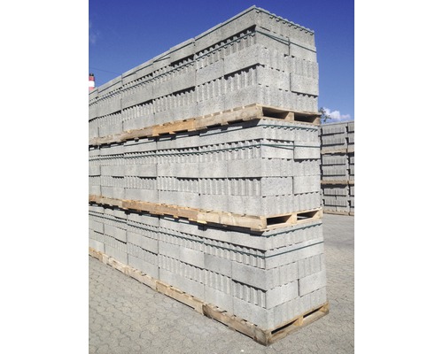 Brique ciment gris 50x15x19 cm