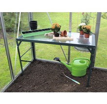 Aluminiumtisch 1 Ablage, Hohlkammerplatte, grün 54x121x76cm-thumb-0 Aluminiumtisch 1 Ablage, Hohlkammerplatte, grün 54x121x76cm-thumb-0