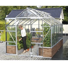 Serre Vitavia Cassandra 9900 verre de sécurité trempé 3 mm 257x385 cm aluminium