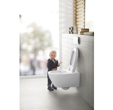 Toilettes avec chasse d'eau murale et cuvette sans rebord Villeroy & Boch Subway 2.0 DirectFlush 5614R0 blanc avec revêtement-thumb-2