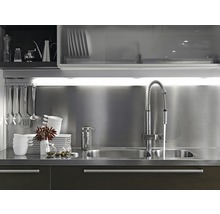 Küchenrückwand Alu silber-schwarz 1200x800x3 mm-thumb-3