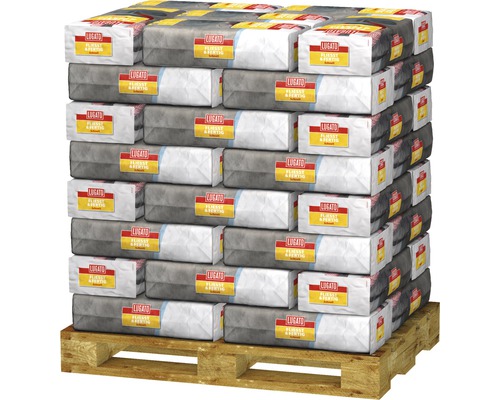 Palette de sacs de colle à carrelage Lugato