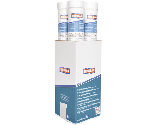 Voile de rénovation Modulan sur une palette avec plusieurs rouleaux