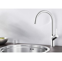 Küchenarmatur mit Einhebelmischer Blanco Carena chrom 520766-thumb-1 Küchenarmatur mit Einhebelmischer Blanco Carena chrom 520766-thumb-1