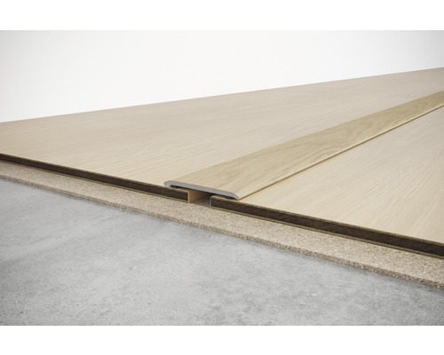 Revêtement de sol avec profilé de transition