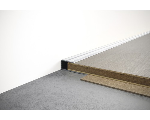 Aluminium Übergangsprofil zwischen zwei Bodenbelägen