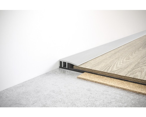 Bodenprofil aus Aluminium zur Verbindung verschiedener Bodenbeläge.