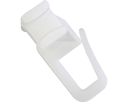 Crochet de rideau en plastique