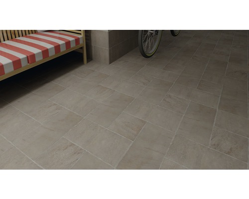 Motif de carreaux de sol posé à l''intérieur.