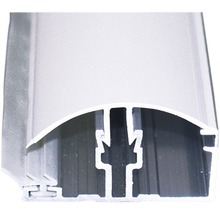 Gutta PVC Klemm-Randprofil für 10+16 mm Doppelstegplatten 3000 mm-thumb-1