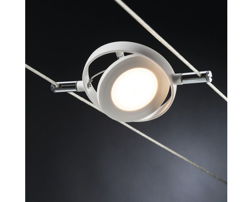 Seilleuchte mit runder Form und LED Lichtquelle