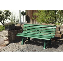 Gartenbank Helgoland Kunststoff 3-Sitzer moosgrün-thumb-1