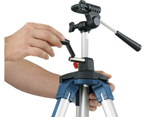 Baustativ mit Handbedienung für Nivellierarbeiten