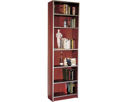 Étagère avec plusieurs niveaux pour ranger des livres et des objets de décoration