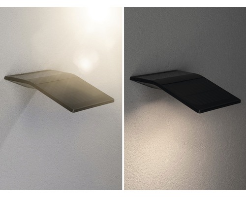 Solarleuchte zur Wandmontage mit Lichtsensor