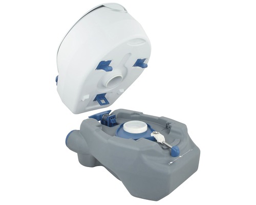 Tragbare Toilette mit zwei Behältern