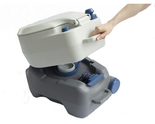 Tragbare Toilette mit abnehmbarem Oberteil