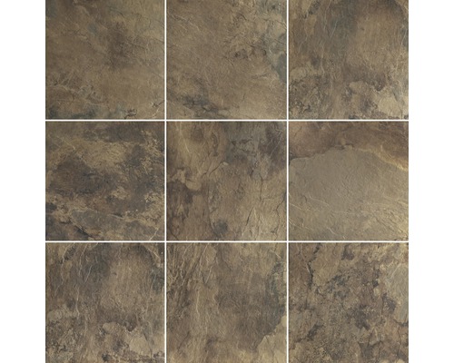 Neuf carreaux en grès cérame avec une surface mate