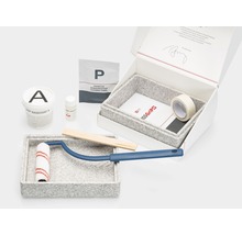 Kit de revêtement Swiss Grip avec matériel de nettoyage, rouleau à revêtement et ruban de masquage