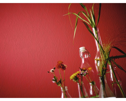 Papier peint décoratif avec motif linéaire et arrangement floral