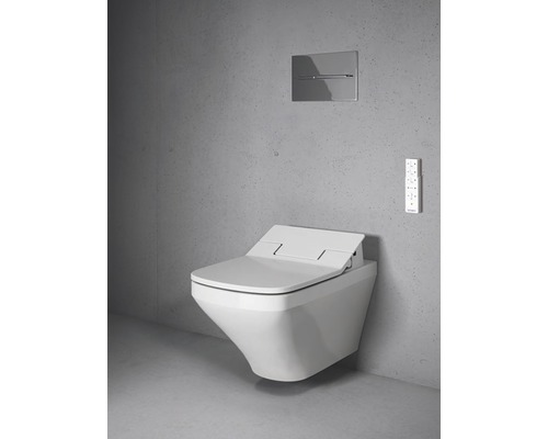 Dusch-WC Komplettanlage DURAVIT DuraStyle für Sensowash weiss wandhängend 631001002004300 mit Dusch-WC-Sitz