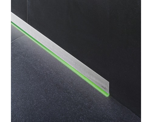 Alca Drain-Duschrinne mit LED-Beleuchtung im Badezimmer