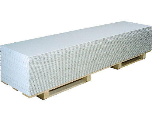 Palette mit Gipskartonplatten