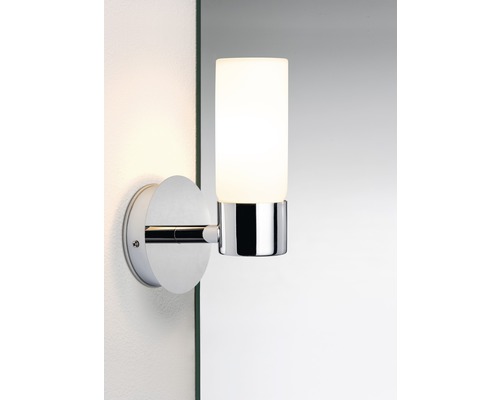 Wandleuchte mit zylindrischem Schirm für Badezimmer