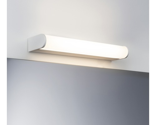 Applique murale LED IP44 9W 550 lm 3000 K blanc chaud Arneb blanc l 326 mm Applique murale pour éclairage de salle de bains
