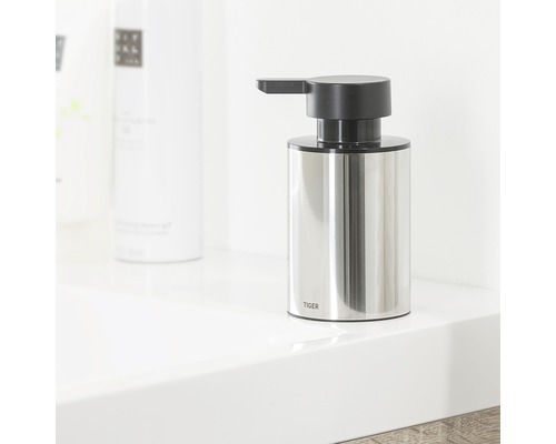 Tiger Seifenspender aus Edelstahl für das Badezimmer
