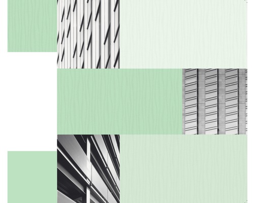 Conception abstraite avec façade de bâtiment