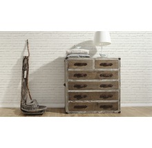 Vliestapete 34399-2 Boys & Girls 6 Ziegelstein grau
