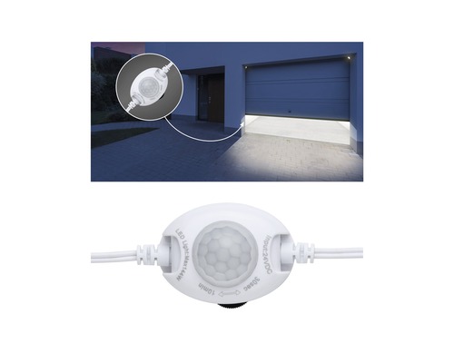 Bewegungsmelder zur Lichtsteuerung an einer Garage