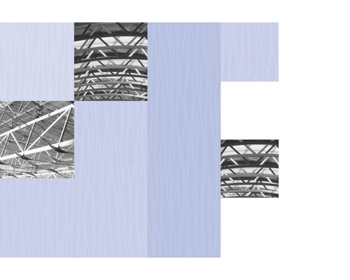 Vue détaillée d''une construction de hall avec des poutres en acier